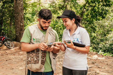 Colombia's National Land Agency and Kadastrer officials